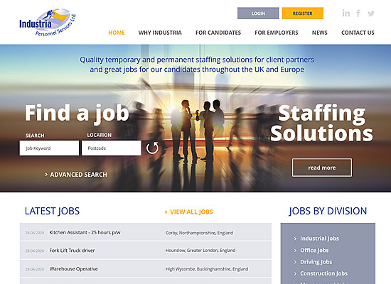 Recruitment Agency Website Design.